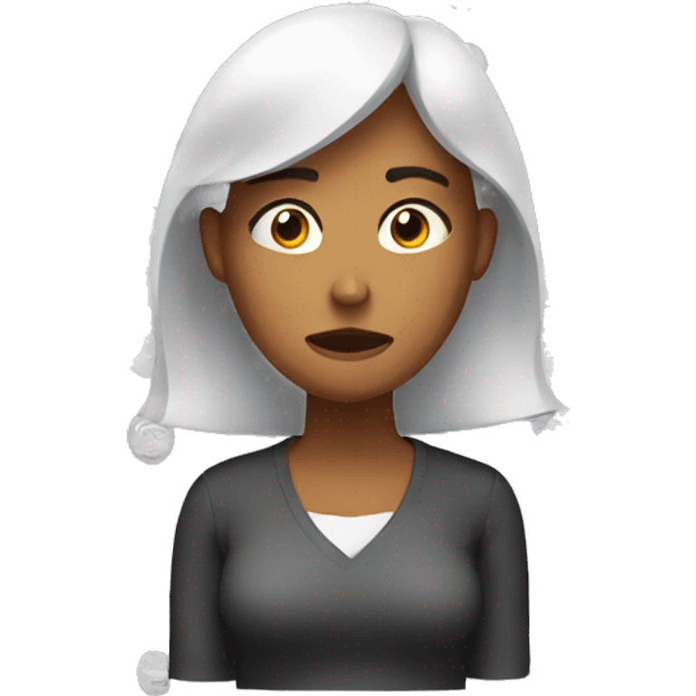 Stressed woman emoji