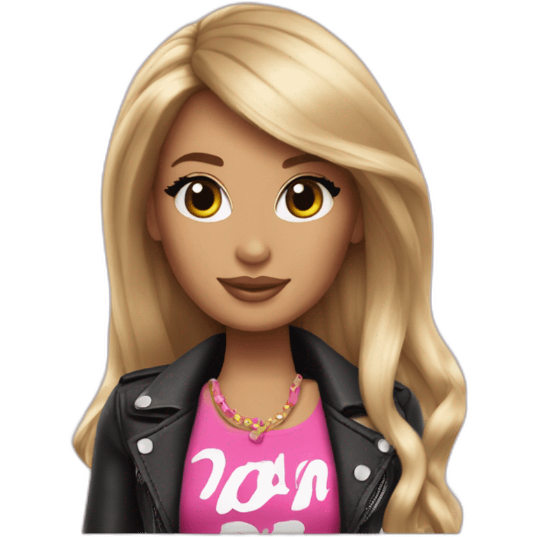 La barbie du rock emoji