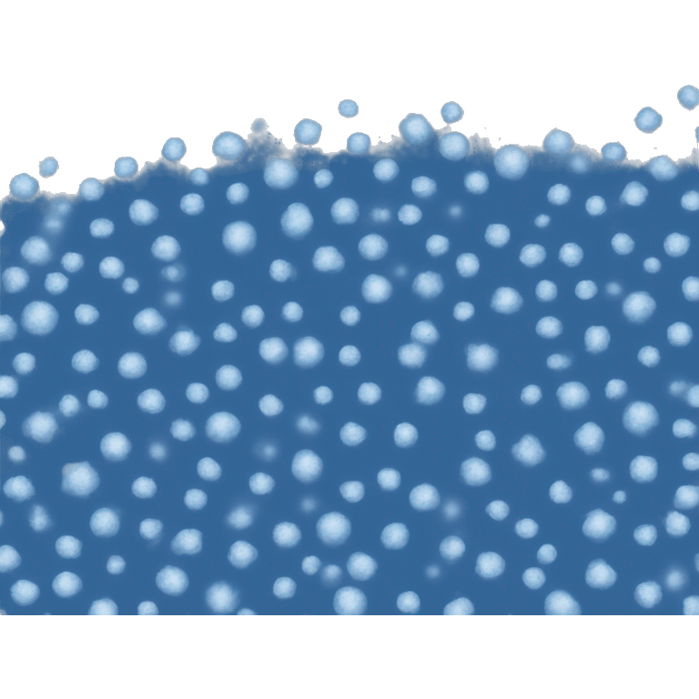 Blue particle snow  emoji