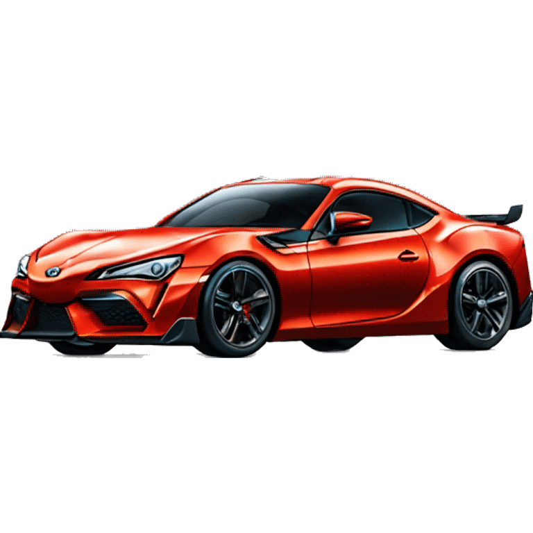 Wonder Woman muscular Toyota 86 hypercar emoji