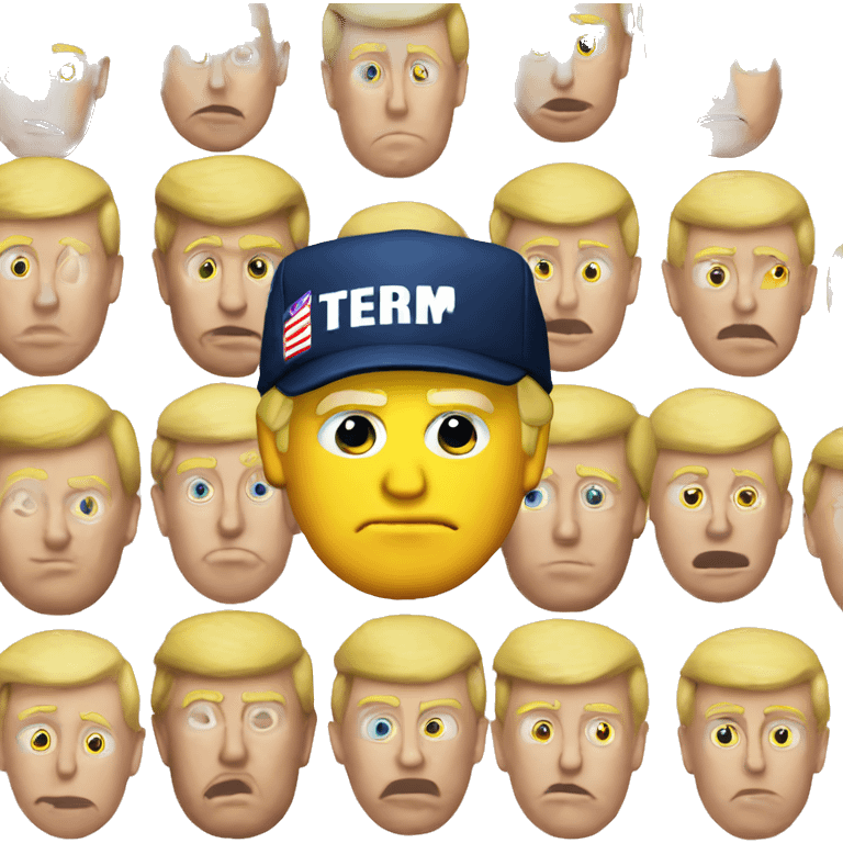 Trump with an L on his forehead  emoji