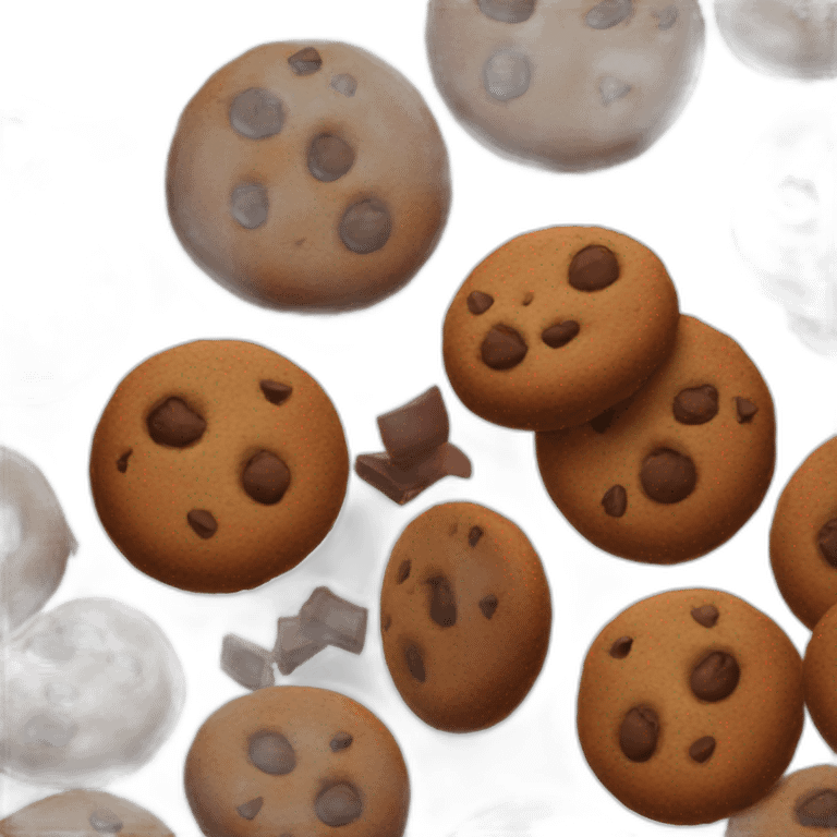 1 chocolate cookie emoji