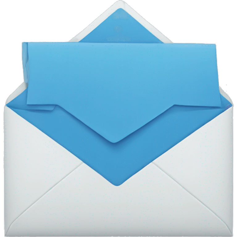 envelope blue color emoji