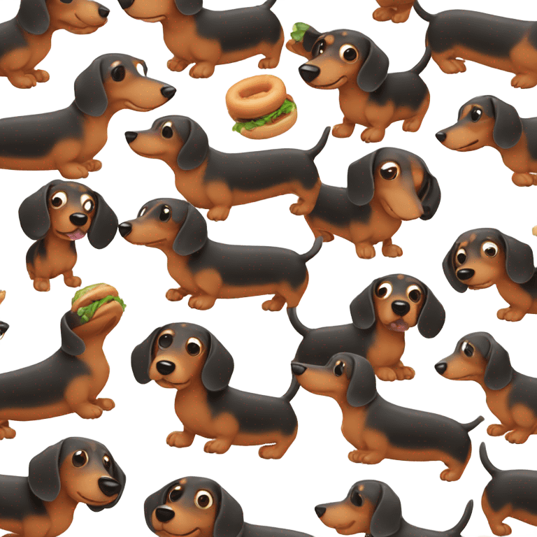 Sausage dog emoji