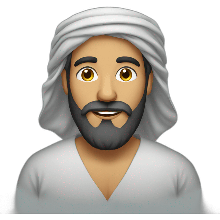 Bearded Moroccan guy emoji