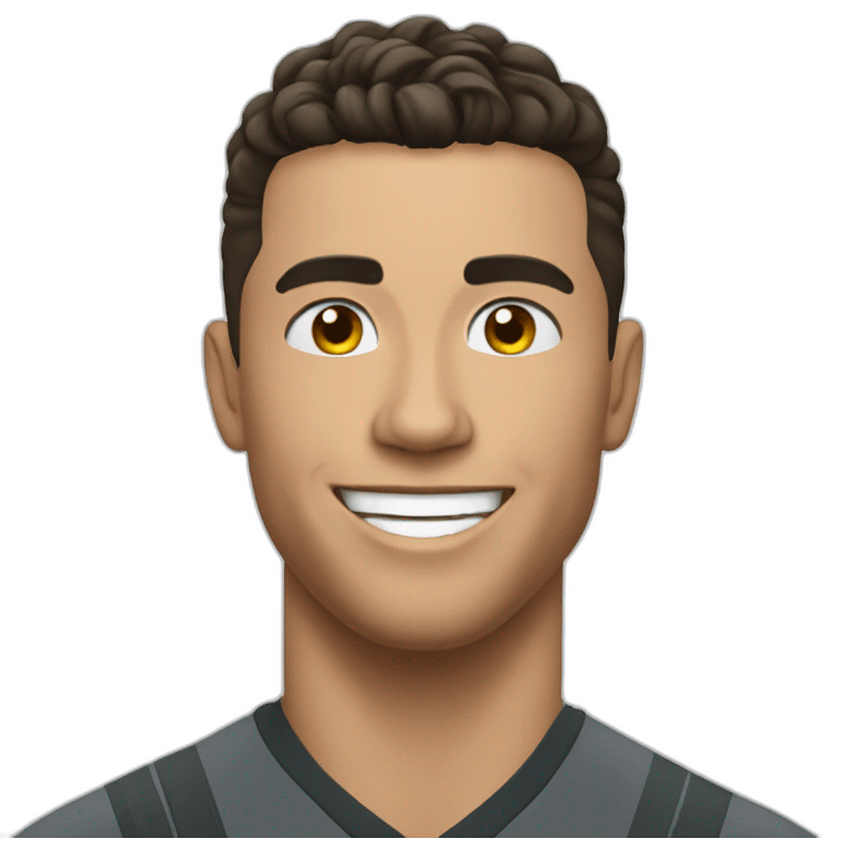 ronaldo happy emoji