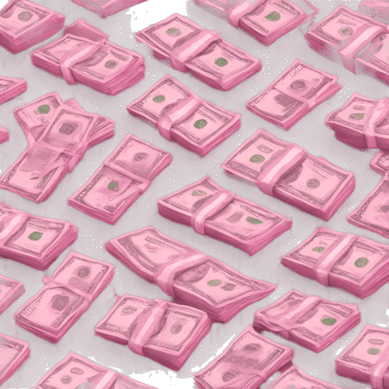 Pink money emoji