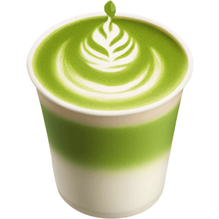 Matcha latte  emoji