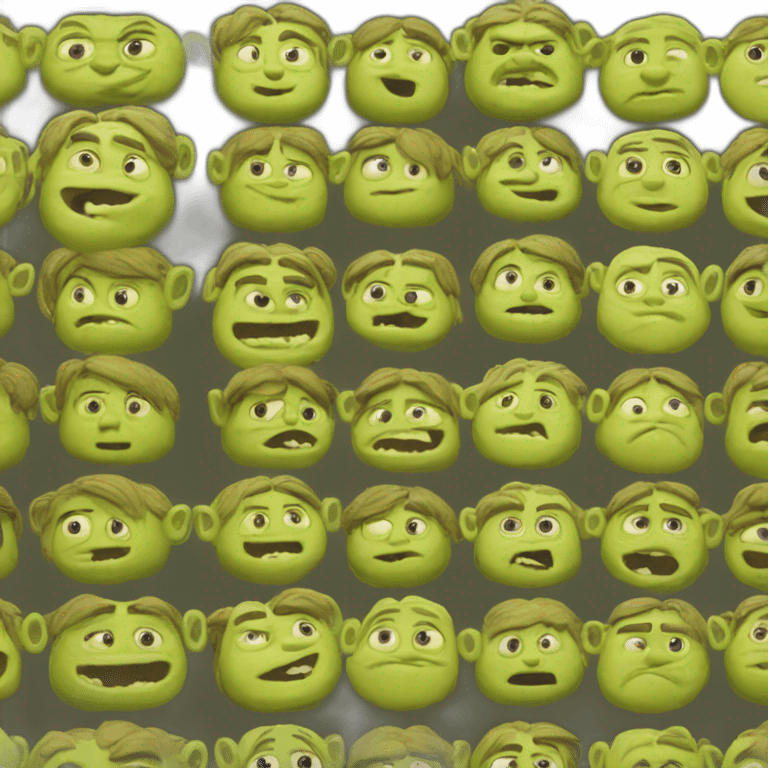 Macro en Shrek emoji