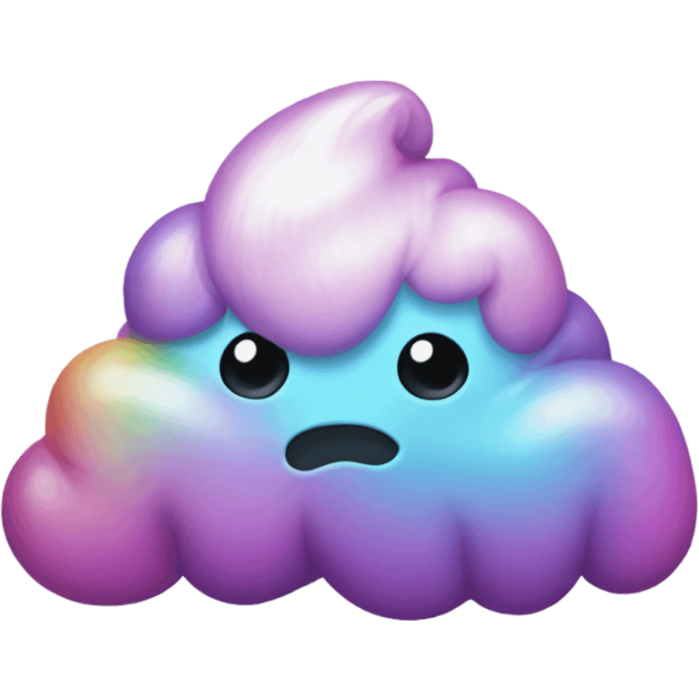 Unicorn rainbow poo  emoji