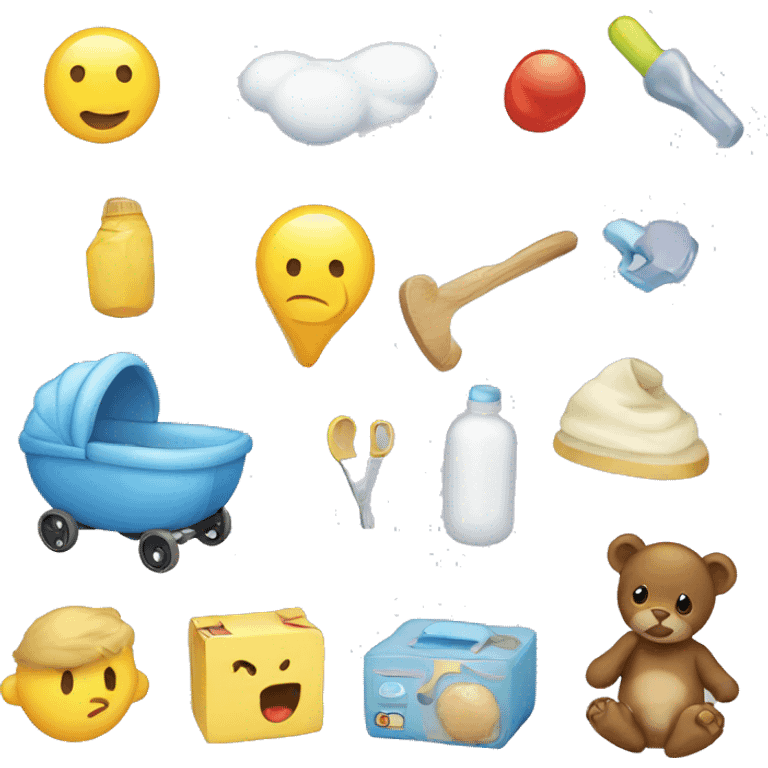 Baby objects emoji