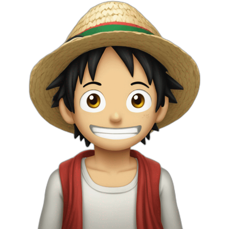 Luffy Palestine  emoji