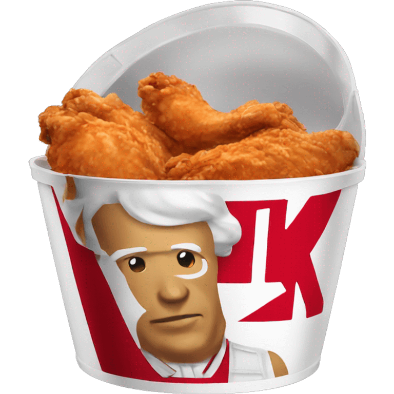 kfc chicken bucket  emoji