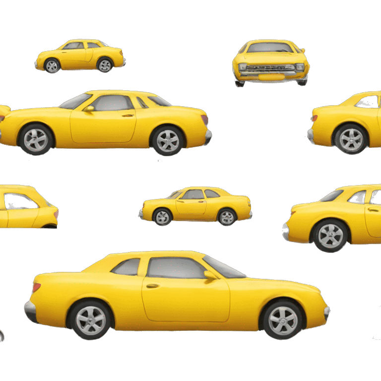 yellow car emoji