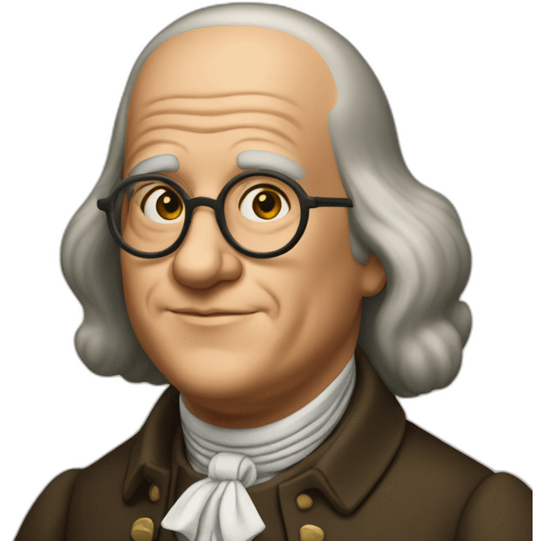 Benjamin Franklin read book emoji