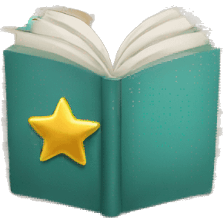 book with a star emoji