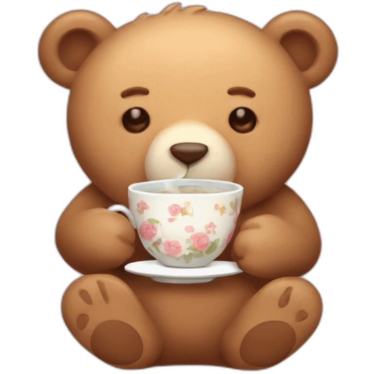 sleepytime tea bear emoji