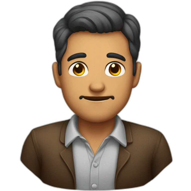 Hombre con orejas muy grandes emoji