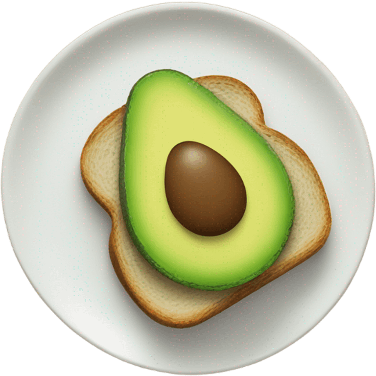 Avocado on toast emoji