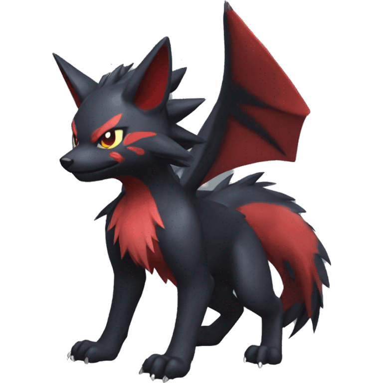 Nargacuga-Litten-Zoroark full body emoji