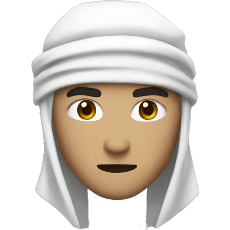 white ninja midtone skin emoji