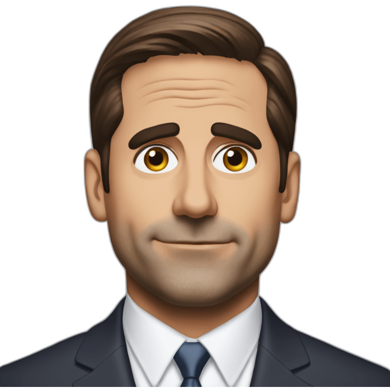 Steve Carell as Michael Scott emoji