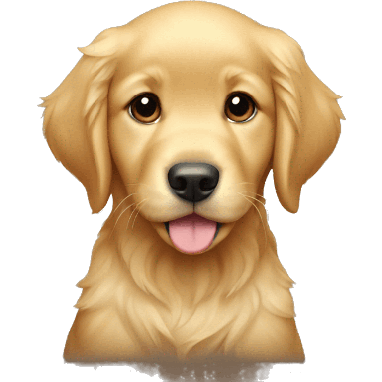 Golden Retriever puppy emoji