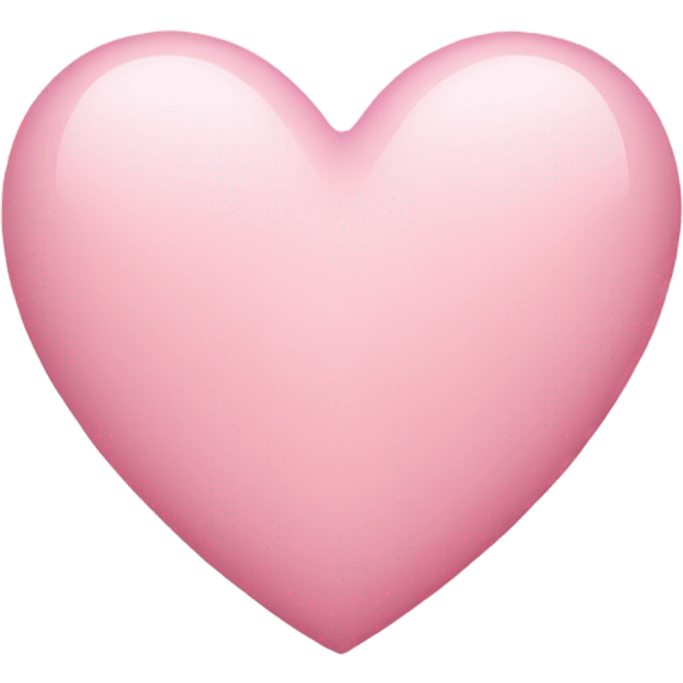 Light pink heart emoji