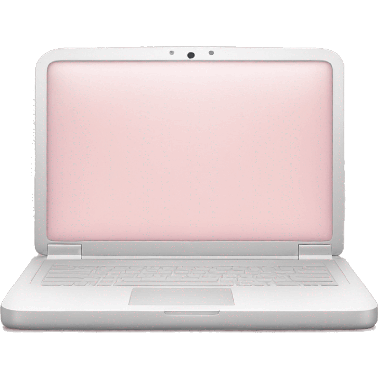 Light pink laptop emoji