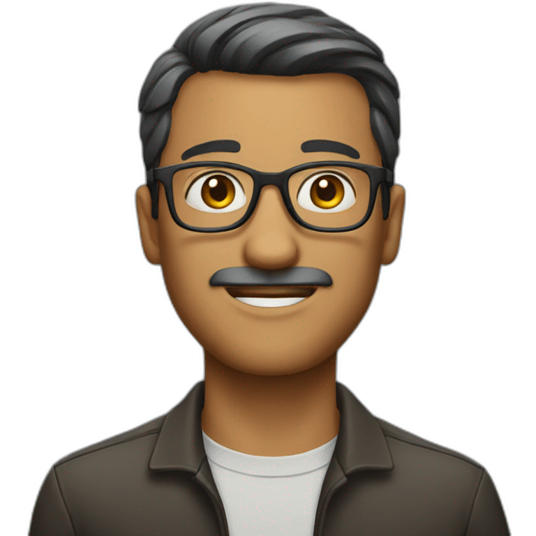 man-with-glasses emoji