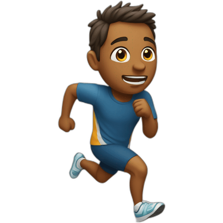 Courir après un ours emoji