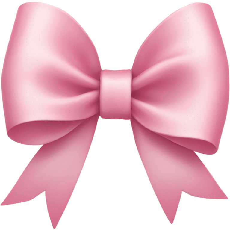 light pink ribbon bow emoji