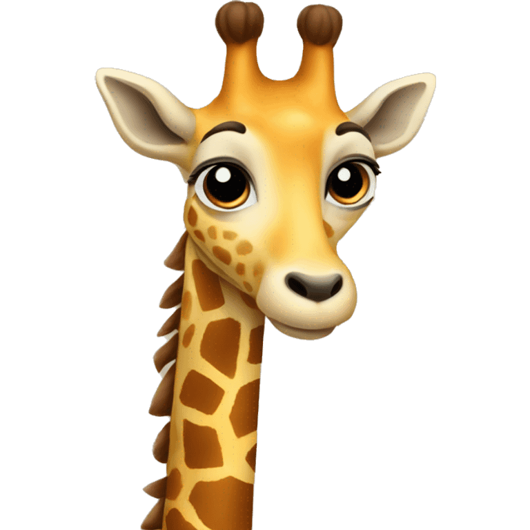 Un doudou girafe  emoji