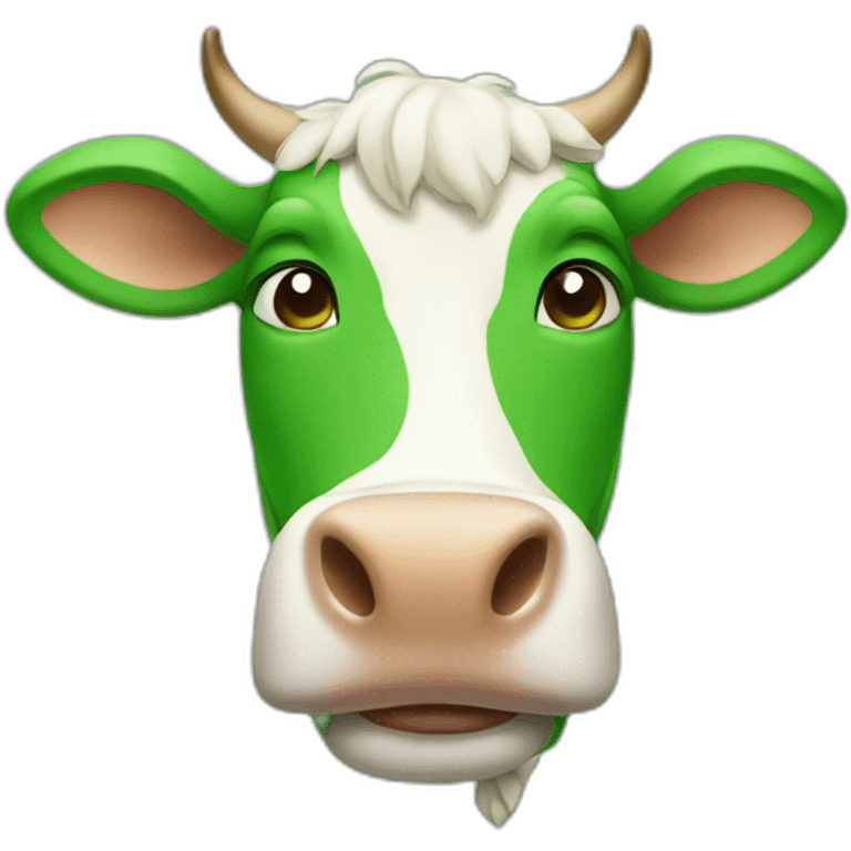 green cow emoji