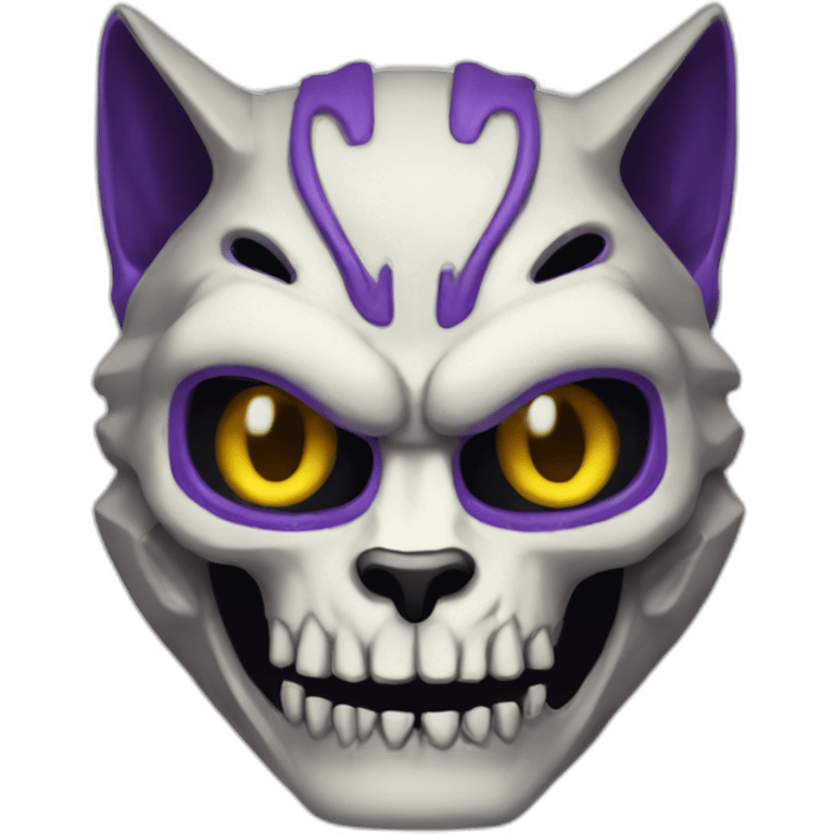 Cat skeletor emoji