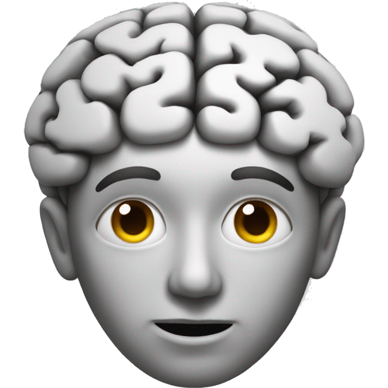 relief face brain emoji