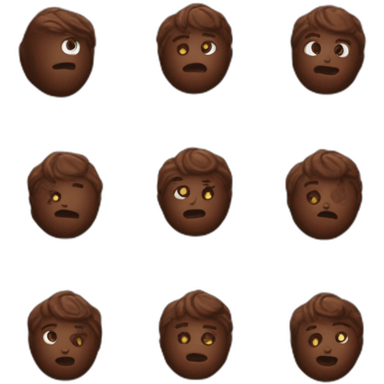 Onza de chocolate emoji