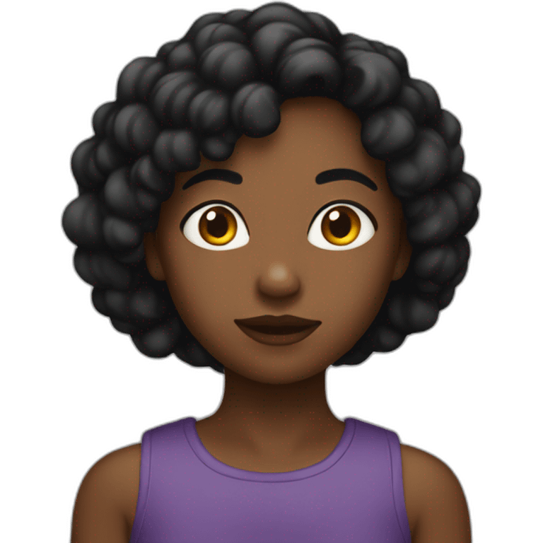 black-girk emoji