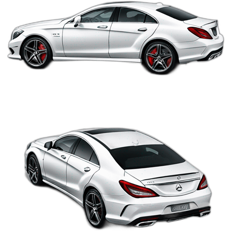 white cls 63 back view and side view emoji