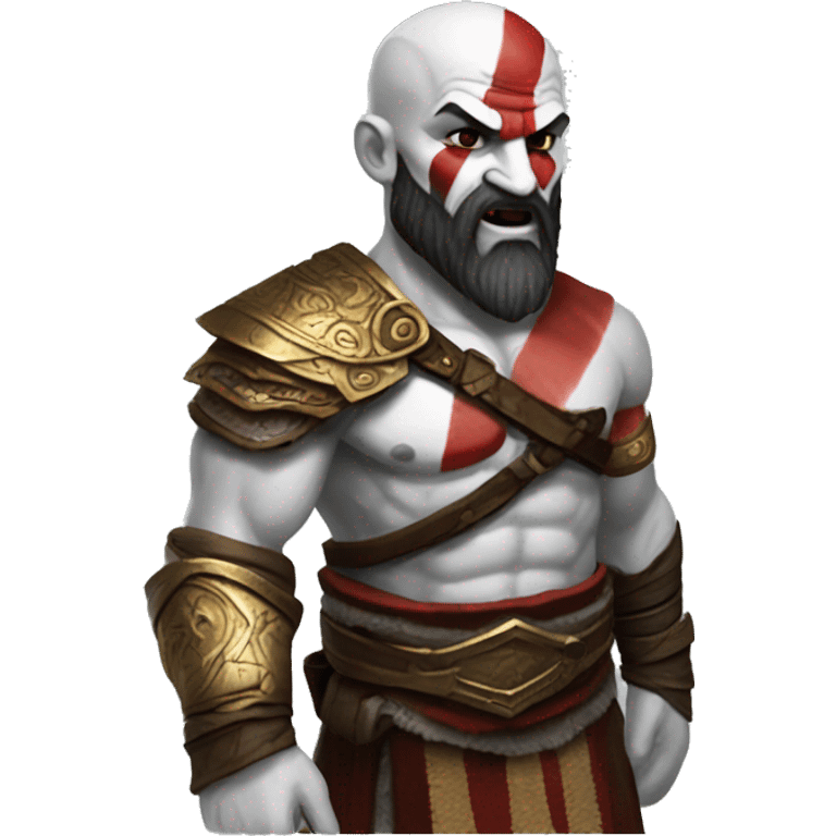 Kratos from God of war emoji