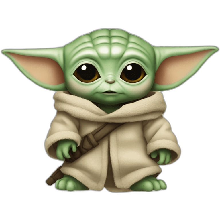 Baby yoda moto emoji