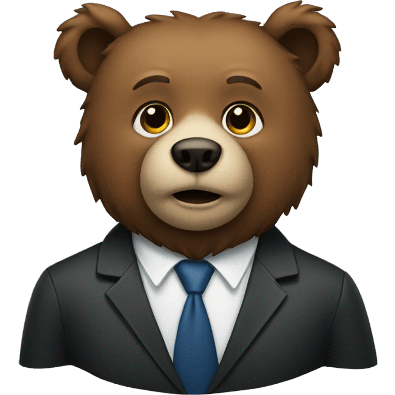 Bear as lawyer  emoji