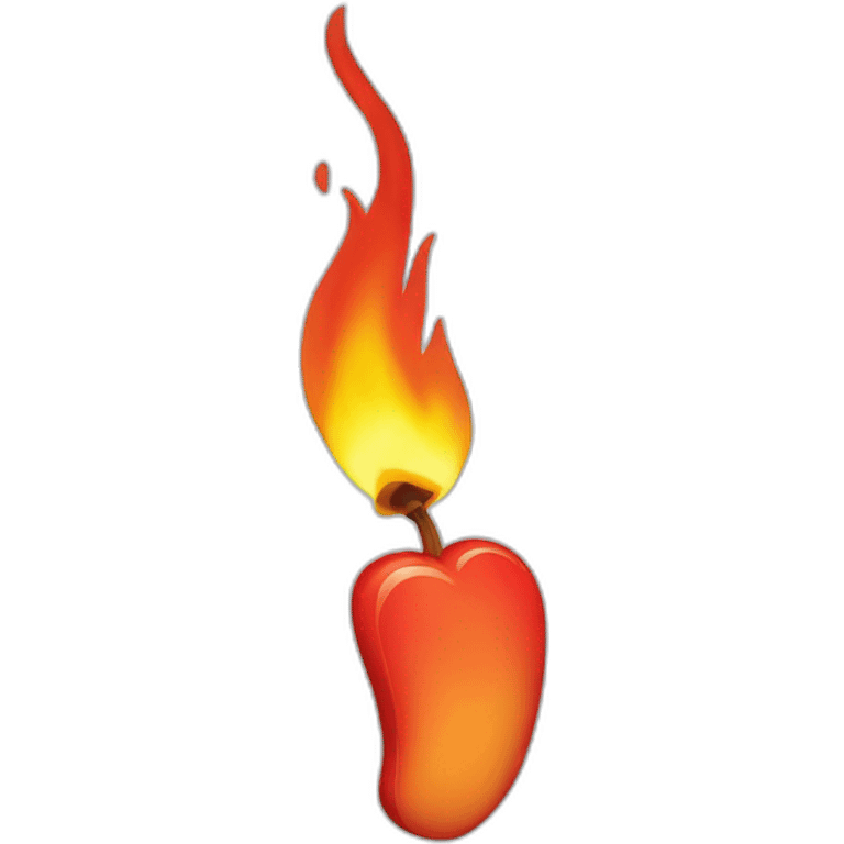 Coeur enflammé emoji