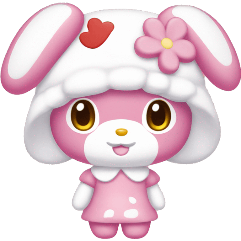 my melody sanrio emoji