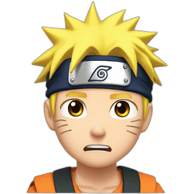 Naruto crying emoji