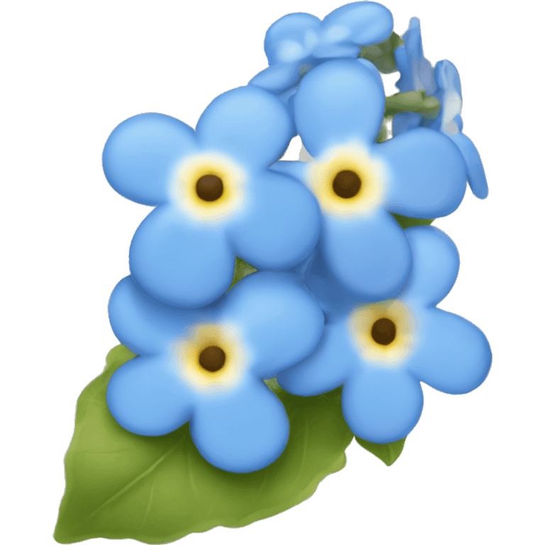 Forget me not  emoji