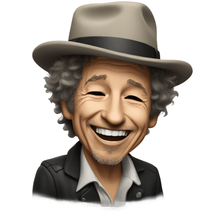 bob dylan laughing emoji