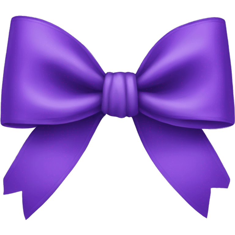 purple bow emoji