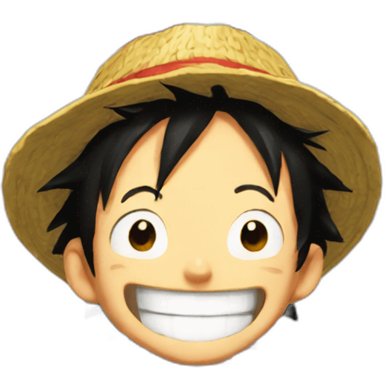 Luffy Laughing emoji