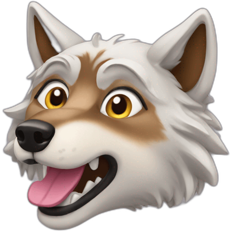 Wolf eclair emoji